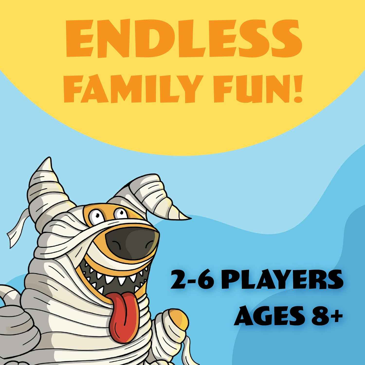 Mummy Rummy Card Game by Gamewright | 2–6 Players | Ages 8+