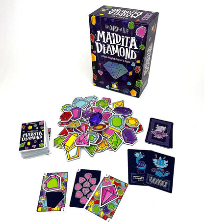 Maldita Diamond – The Curse of the Gem Strategy Game | 2-6 Players, Ages 8+