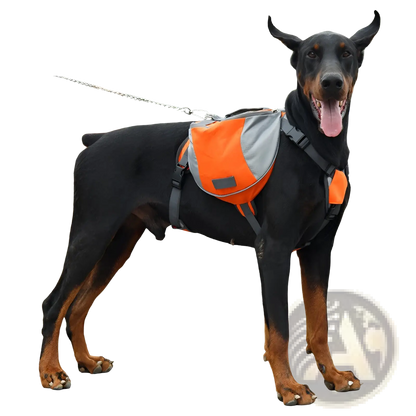 Dog Backpack | Oxford Cloth | Reflective Stripes | Adjustable | S, M or L | 4 Colors