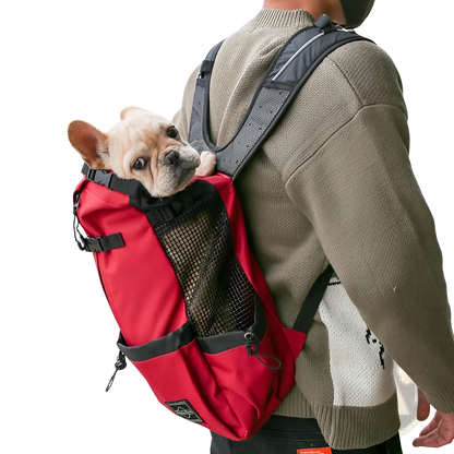Dog Carrier Backpack | Portable Mesh Travel Bag | 6 Colors | S–XL | Breathable Mesh Panels | ARBA Global - Niksstuff