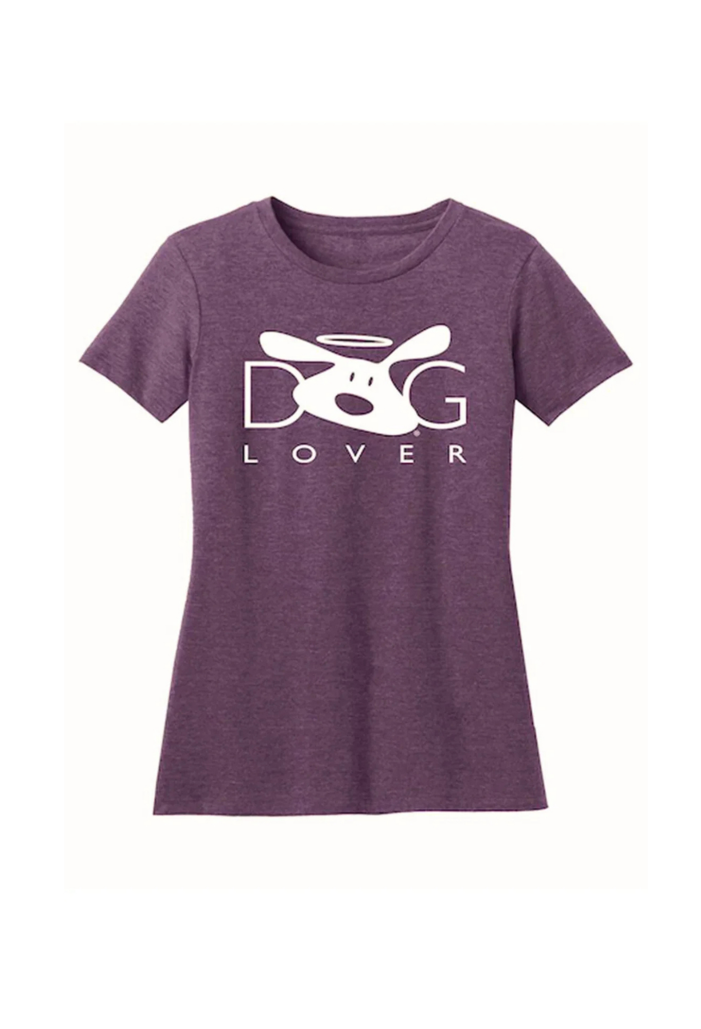 Dog is Good — Dog Lover T-Shirt | Women’s Crew Neck | Heathered Plum | 60/40 Cotton-Poly | S–2XL