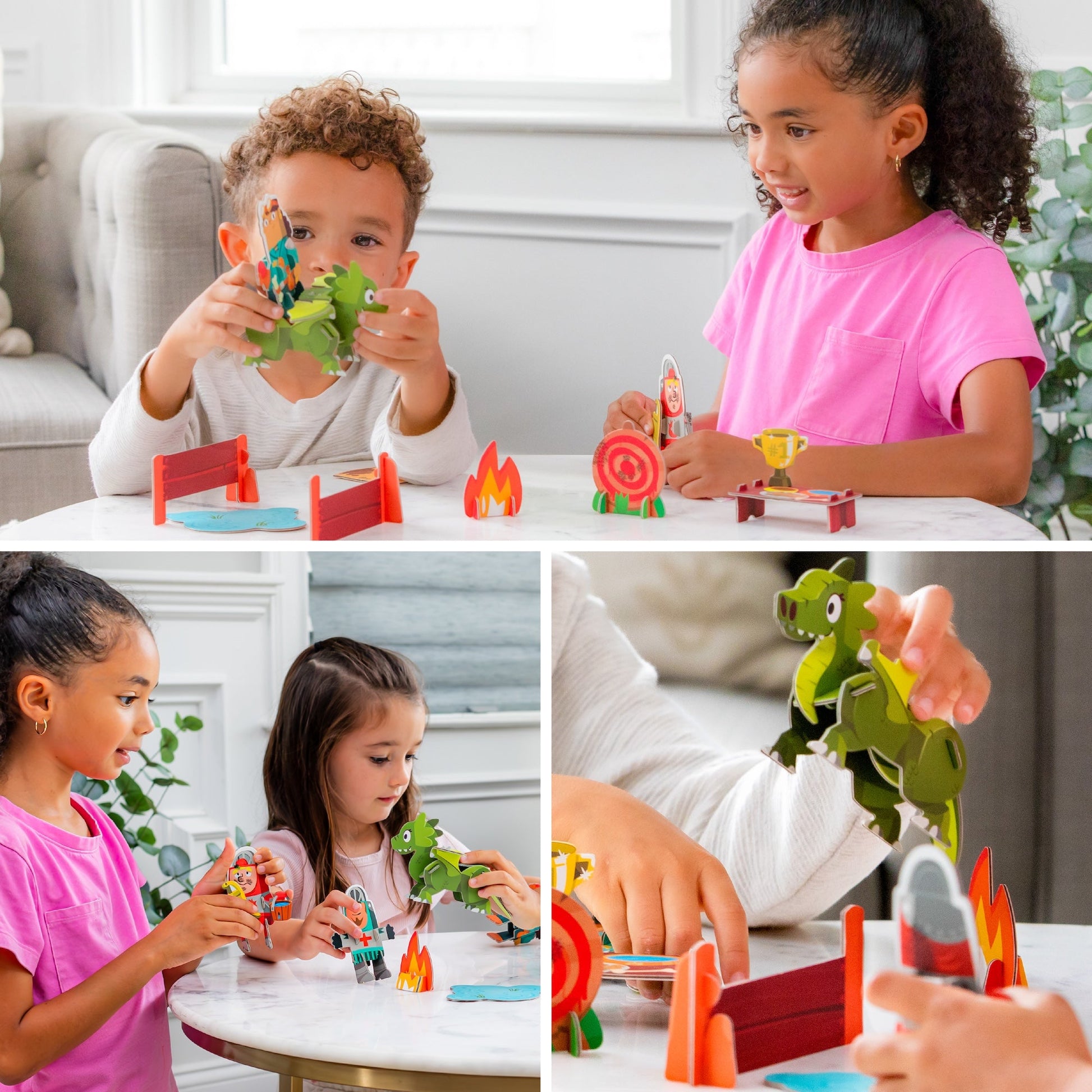 Dragon Trainer | Curious Kingdom Buildable Playset | Playper | 3 Characters | 9 Accessories | Ages 3+ - Niksstuff