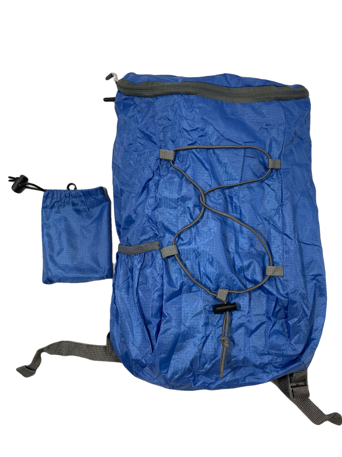 River Country Gear Packable Day Pack – 2.7 oz, 11”×16”×6”, Bungee Front, Water Bottle Pocket