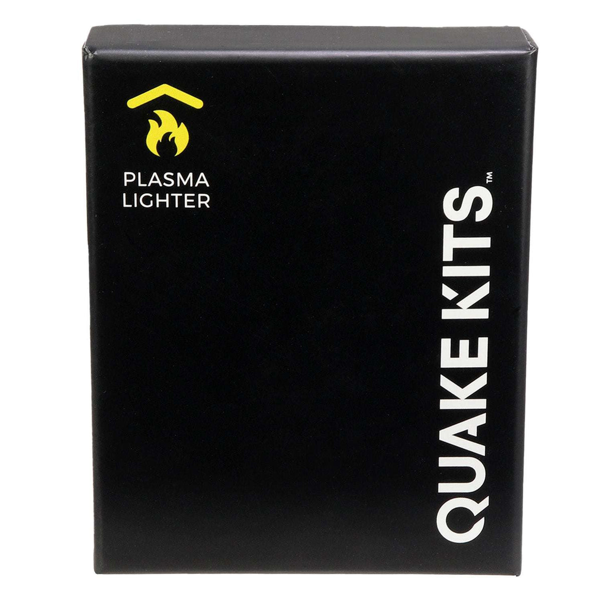 Quake Kits plasma lighter retail box, black packaging with Plasma Lighter label