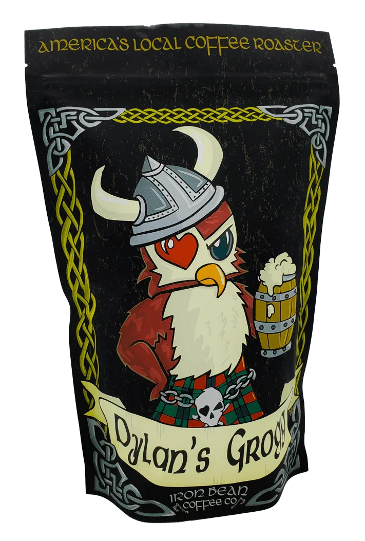 Dylan's Grogg | Highlander Grogg Flavored Coffee | 12oz | Whole Bean or Drip Grind | Iron Bean Coffee Company - Niksstuff