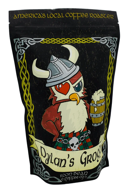 Dylan's Grogg | Highlander Grogg Flavored Coffee | 12oz | Whole Bean or Drip Grind | Iron Bean Coffee Company - Niksstuff