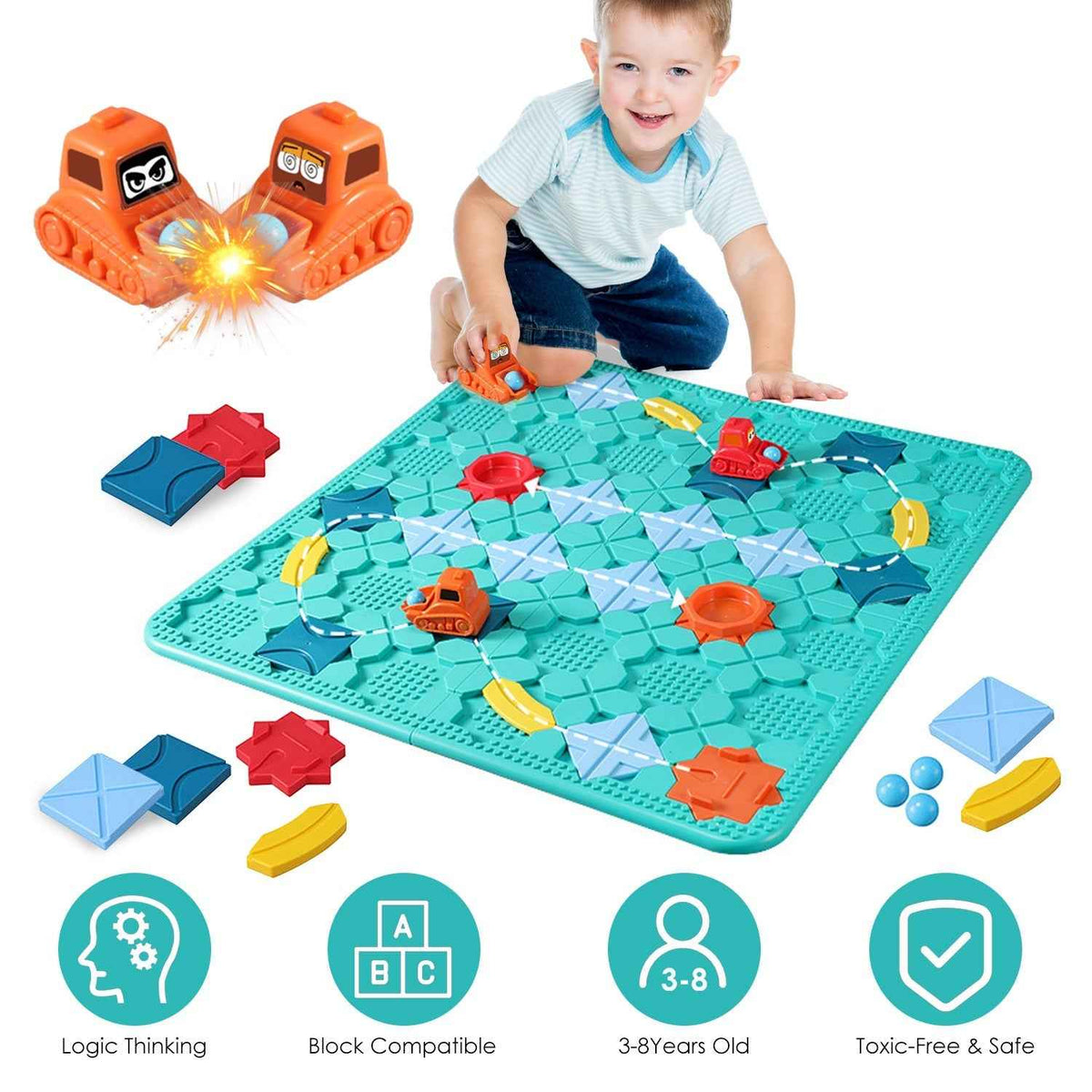 Kids Logical Road Builder Toy