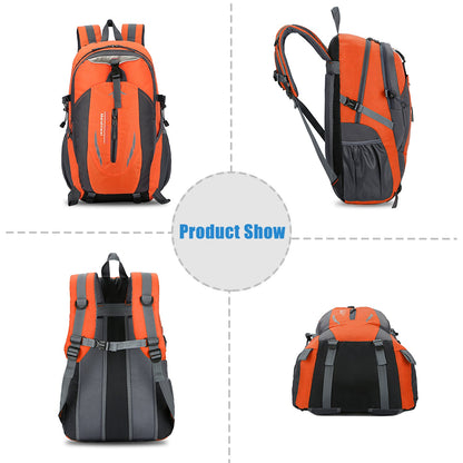 36L Outdoor Backpack | Water-Repellent Nylon | Ergonomic | 373g | iNova | Orange