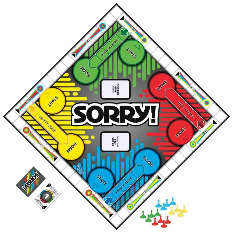 Classic Sorry! Game by Hasbro | 2–4 Players | Ages 6+