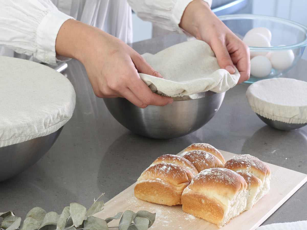 Reusable Linen Cloth Bowl Covers