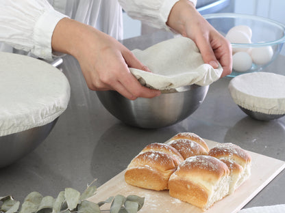 Reusable Linen Cloth Bowl Covers