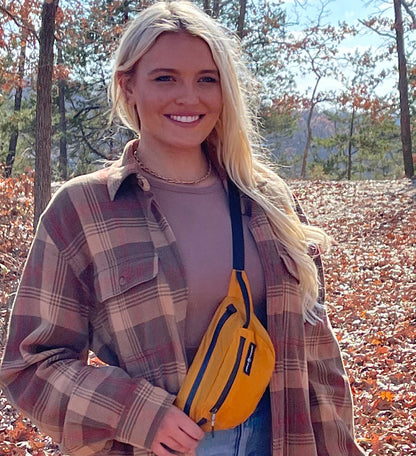 Pike Trail Fanny Pack | Water-Resistant | Hiking & Running | Orange Flame or Green Mantis