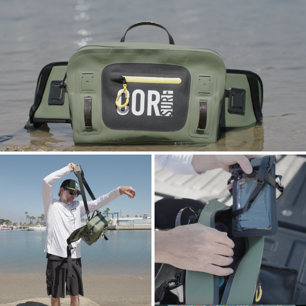 Molokai 8L Waterproof Lumbar Pack | Free IPX8 Phone Case | COR Surf - Niksstuff
