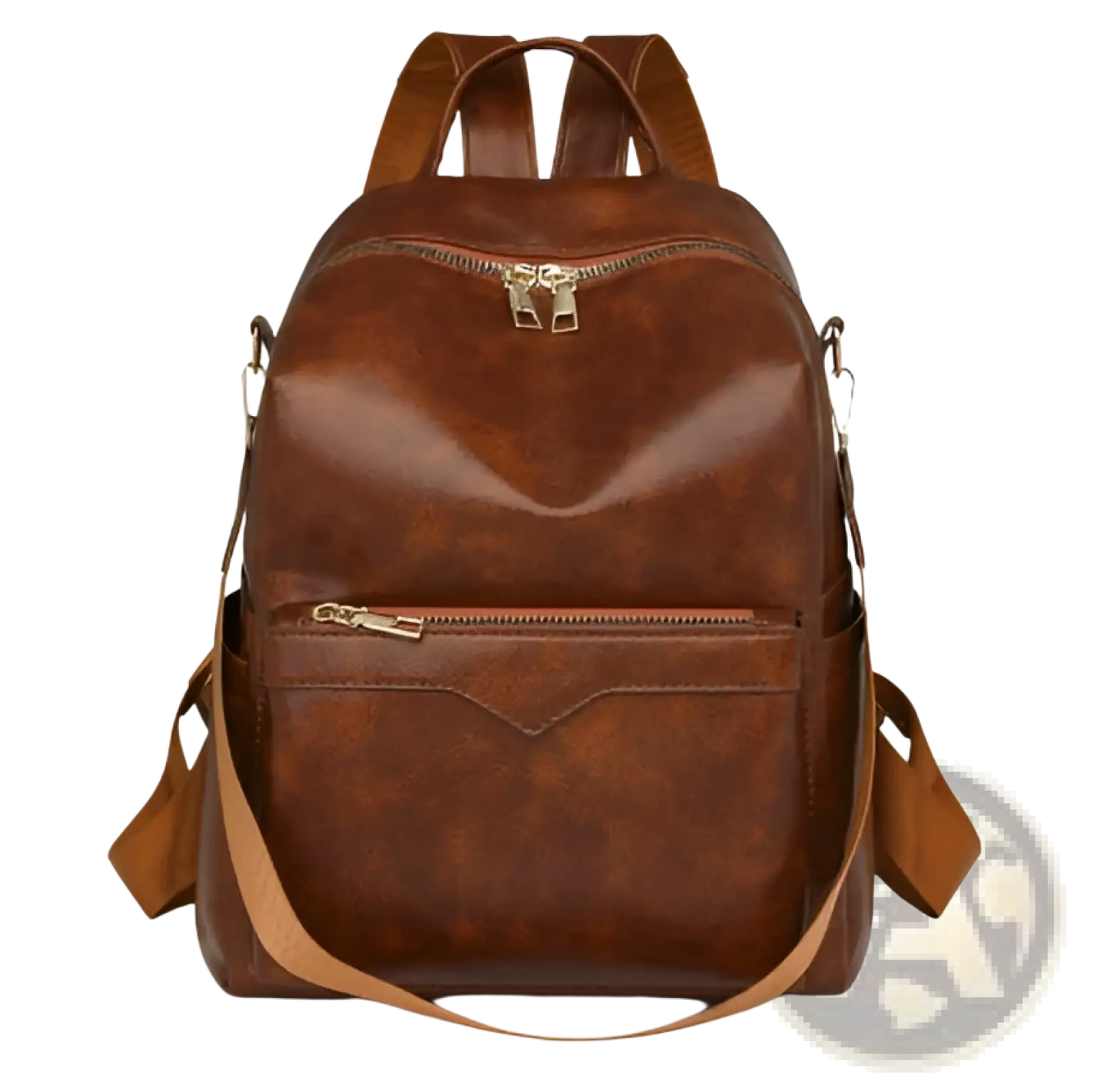 Women's Faux Leather Large Capacity Commuter Backpack | PU Leather | 4 Colors
