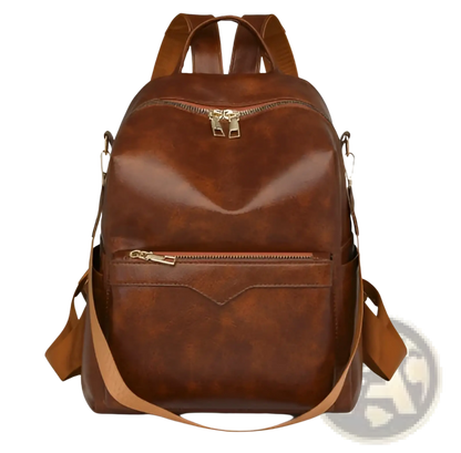 Women's Faux Leather Large Capacity Commuter Backpack | PU Leather | 4 Colors