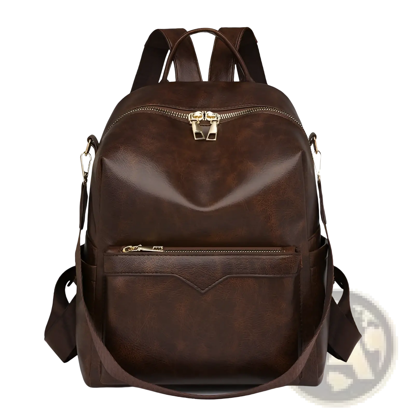 Women's Faux Leather Large Capacity Commuter Backpack | PU Leather | 4 Colors