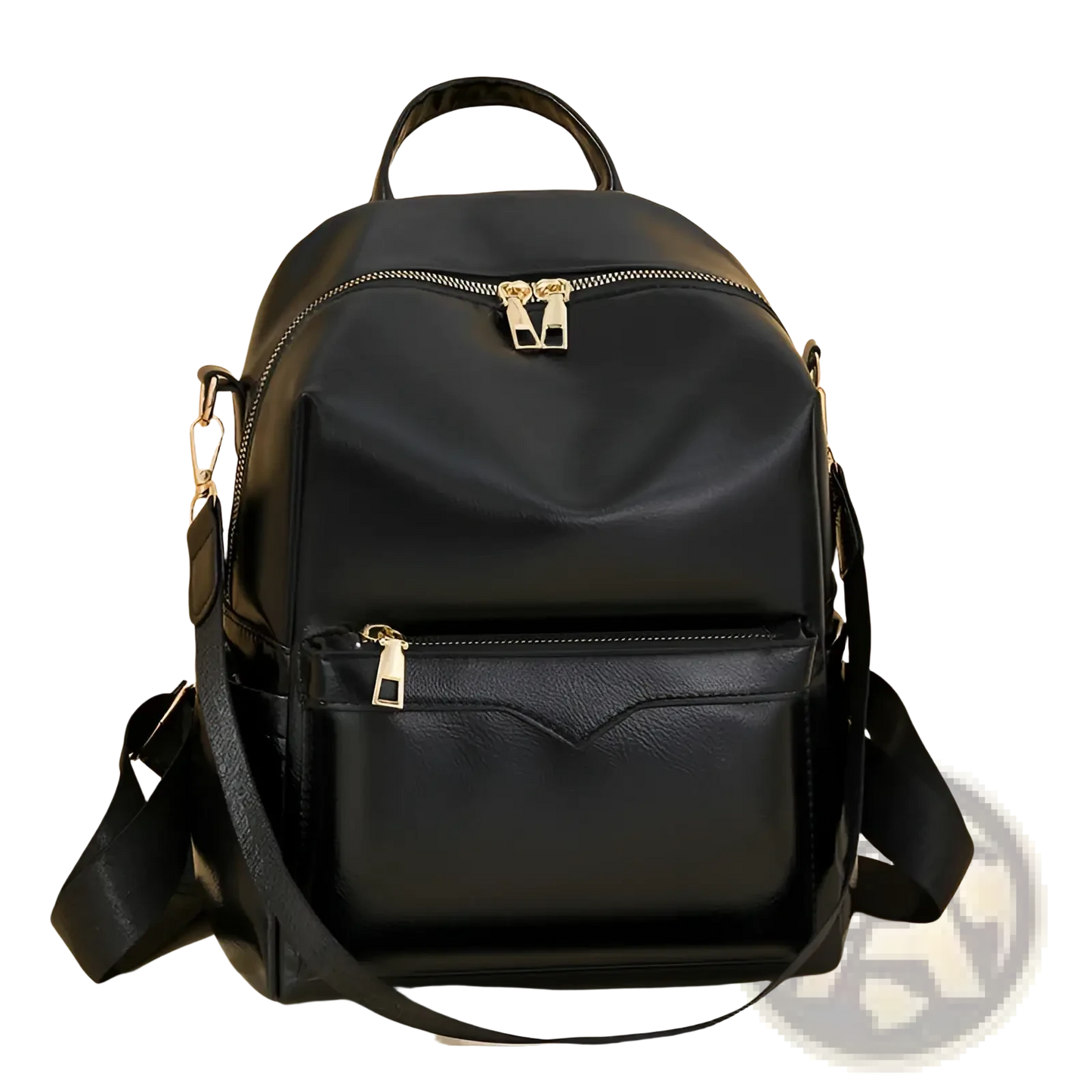 Women's Faux Leather Large Capacity Commuter Backpack | PU Leather | 4 Colors
