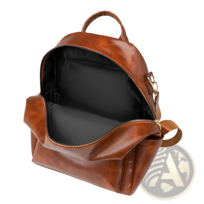 Women's Faux Leather Large Capacity Commuter Backpack | PU Leather | 4 Colors