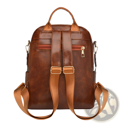 Women's Faux Leather Large Capacity Commuter Backpack | PU Leather | 4 Colors