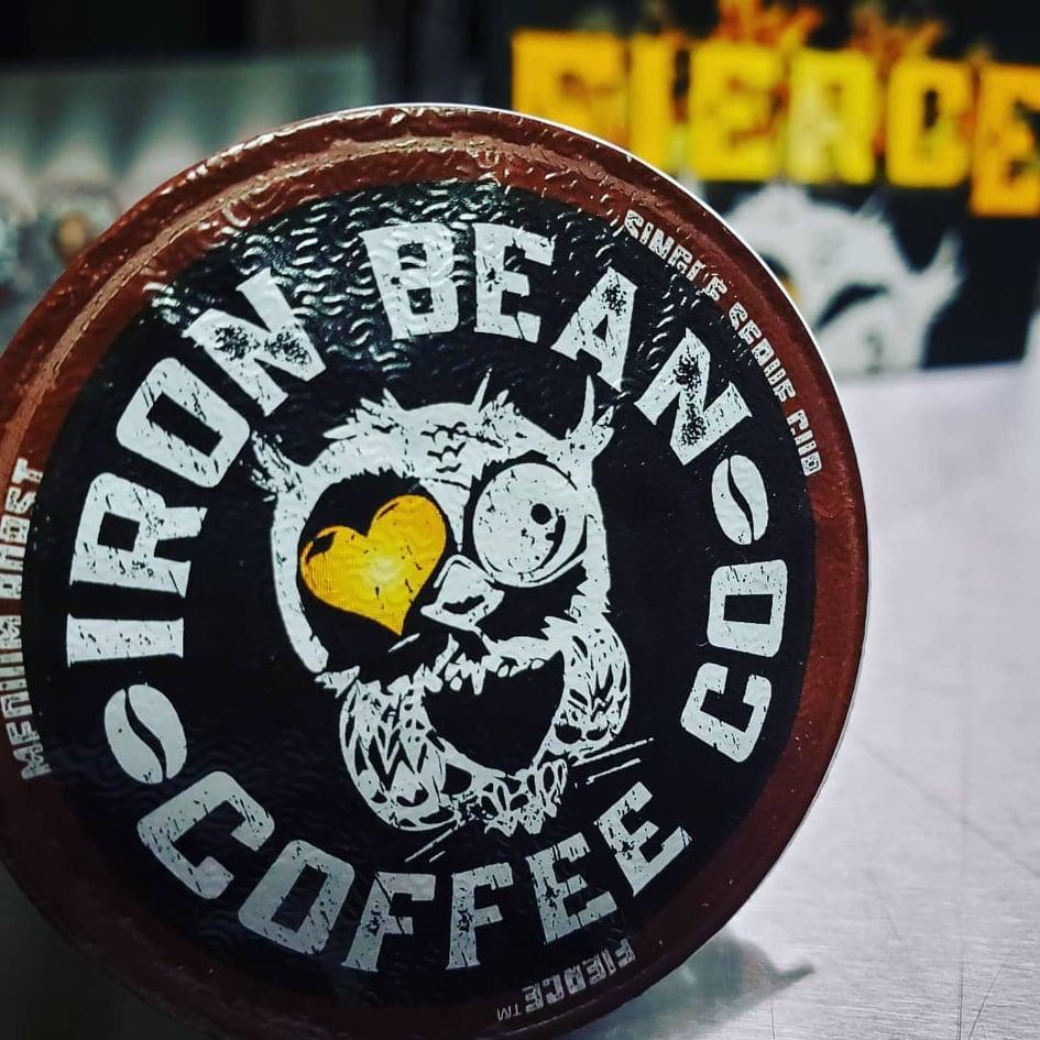 Fierce Kups | Double Caffeine Dark Roast Coffee Pods | K-Cup Compatible | 12ct or 72ct | Iron Bean Coffee Company - Niksstuff