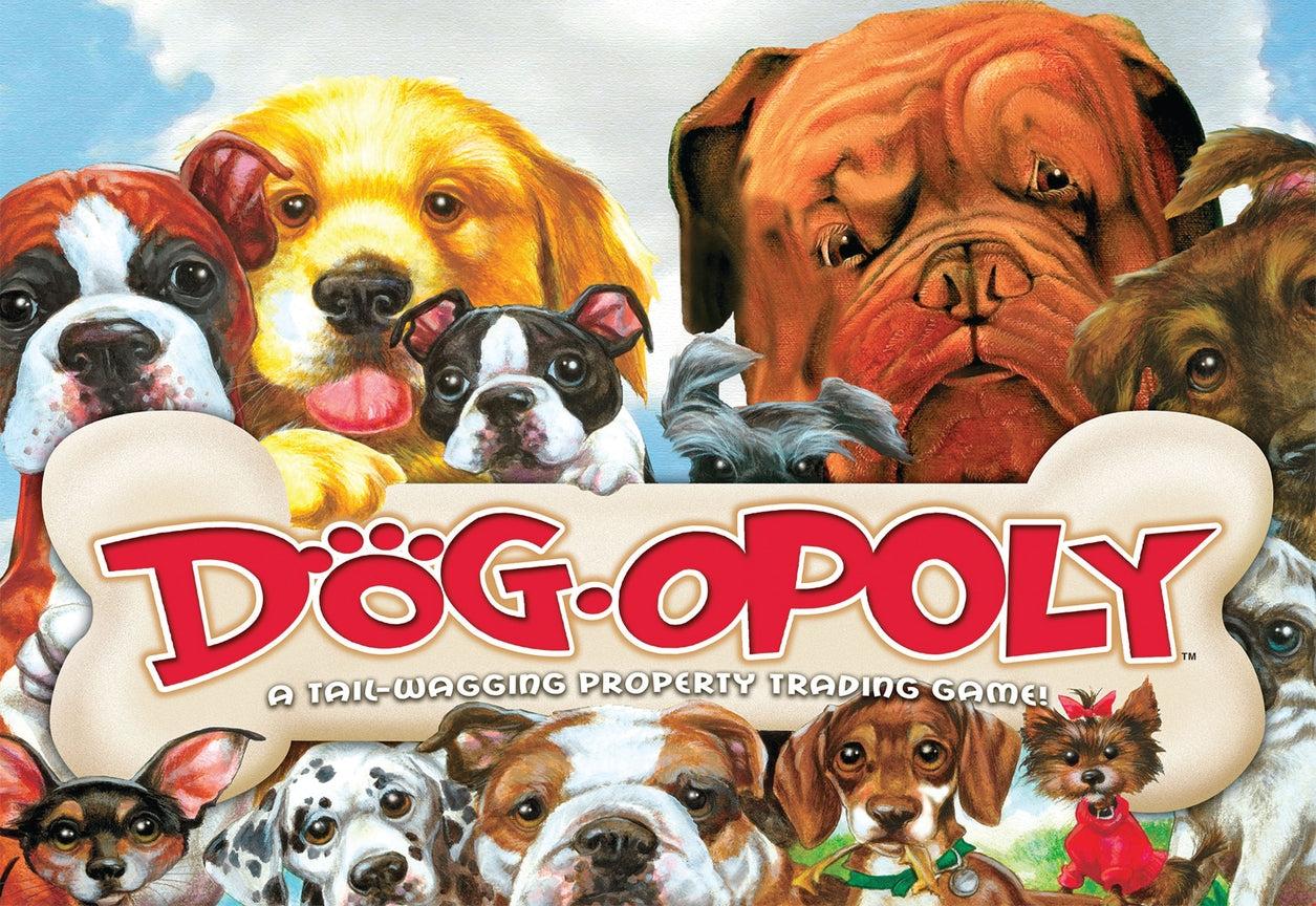 Dog-Opoly Board Game – Dog-Themed Monopoly-Style Game | 2-6 Players, Ages 8+