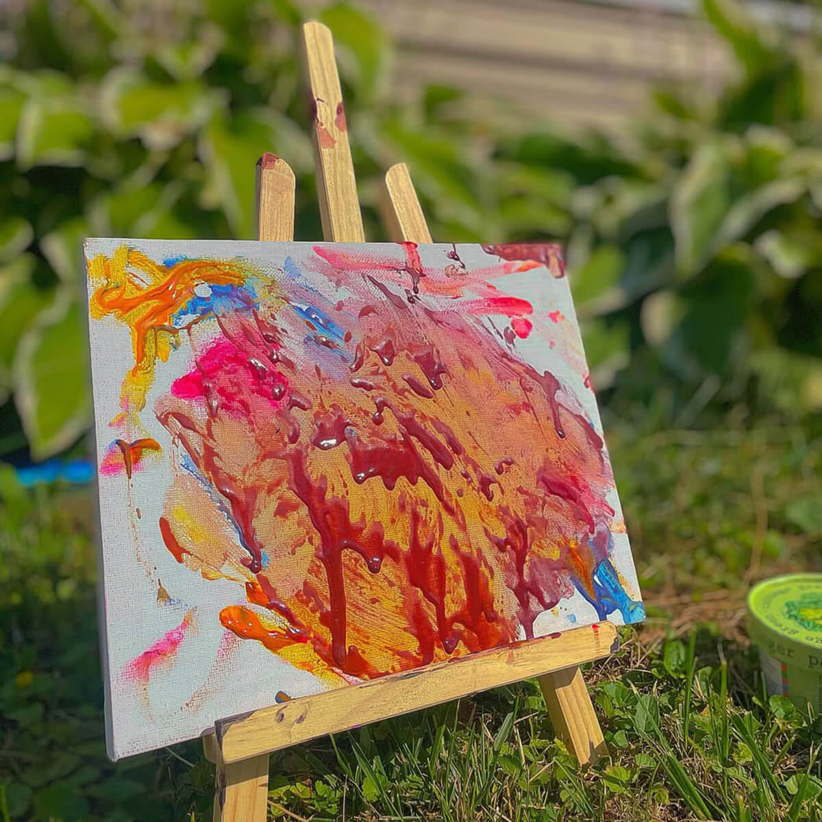 Finger Paint – Food-Safe, Non-GMO, Shelf-Stable | Made with Organic Fruit & Vegetable Extracts | Ages 3+