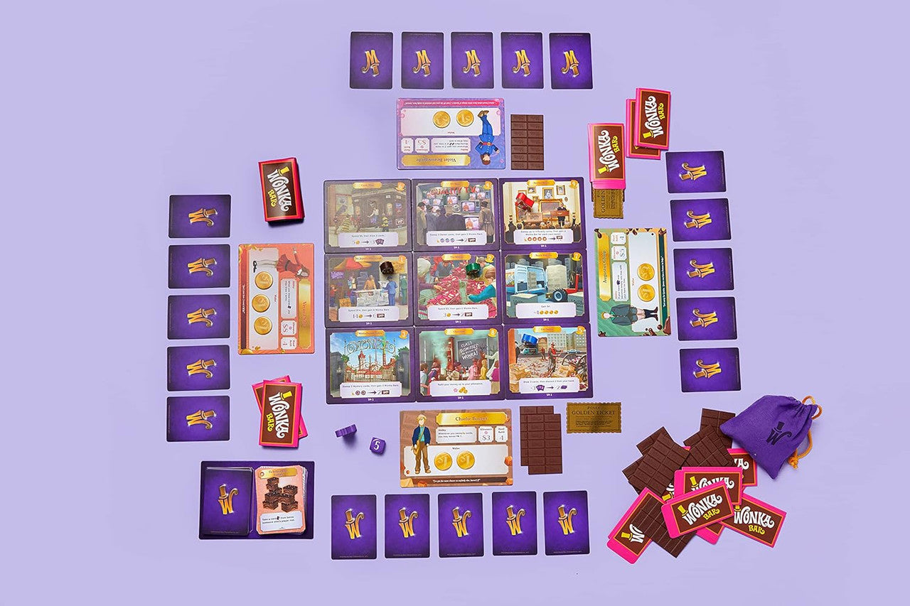 Willy Wonka's The Golden Ticket Board Game | 2-5 Players | Ages 10+ - Niksstuff
