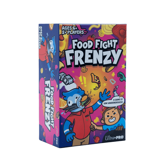 Food Fight Frenzy board game box with illustrated characters and game title