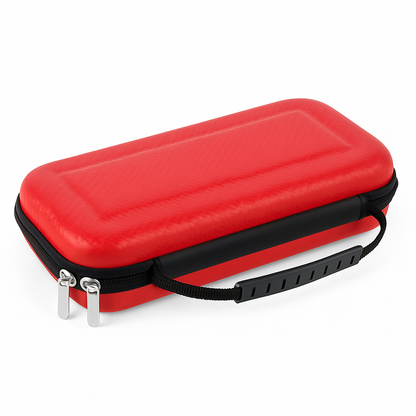 Nintendo Switch Carry Case | EVA Hard Shell | 10 Game Cards | Microfiber Interior | Black, Red or Blue