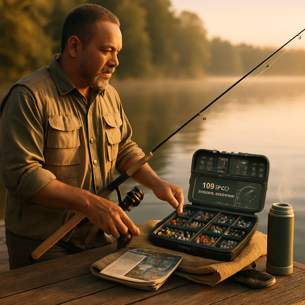 188-Piece Fishing Kit | Jig Hooks, Weights, Spoons & Swivels | Tackle Box | LakeForest