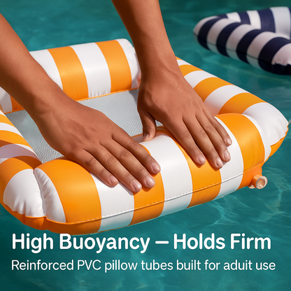 Inflatable Pool Floats for Adults with Drink & Snack Holders