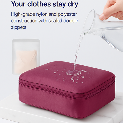 9-Piece Packing Cube Set | Water-Resistant | Mesh Top | Two-Way Zippers | 8 Colors