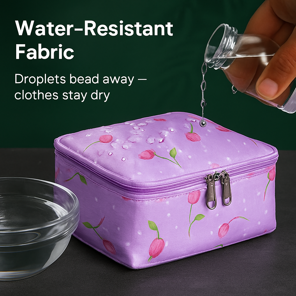 9-Piece Packing Cube Set | Water-Resistant | Mesh Top | Two-Way Zippers | 8 Colors