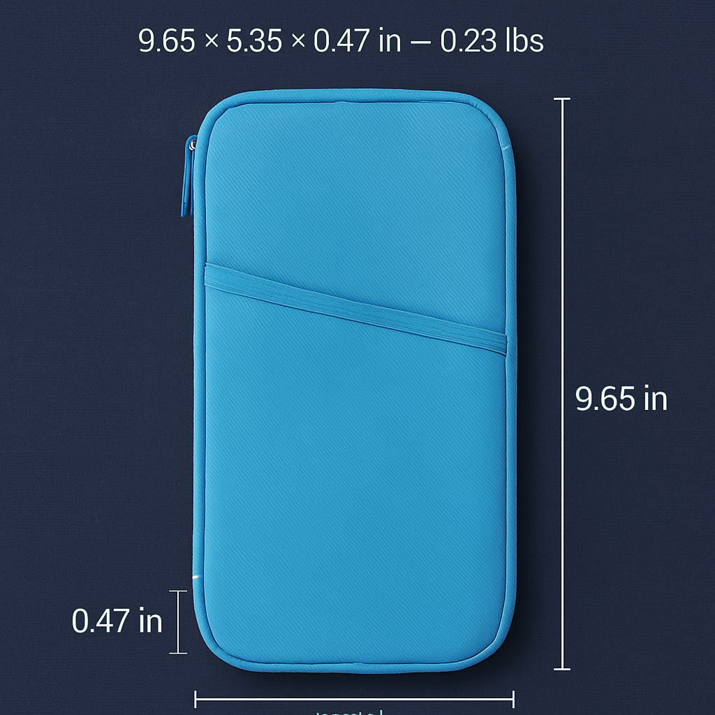 Travel Passport Wallet | 12 Pockets | Phone Slot | Pen Clip | 600D Oxford | iMounTEK | 4 Colors