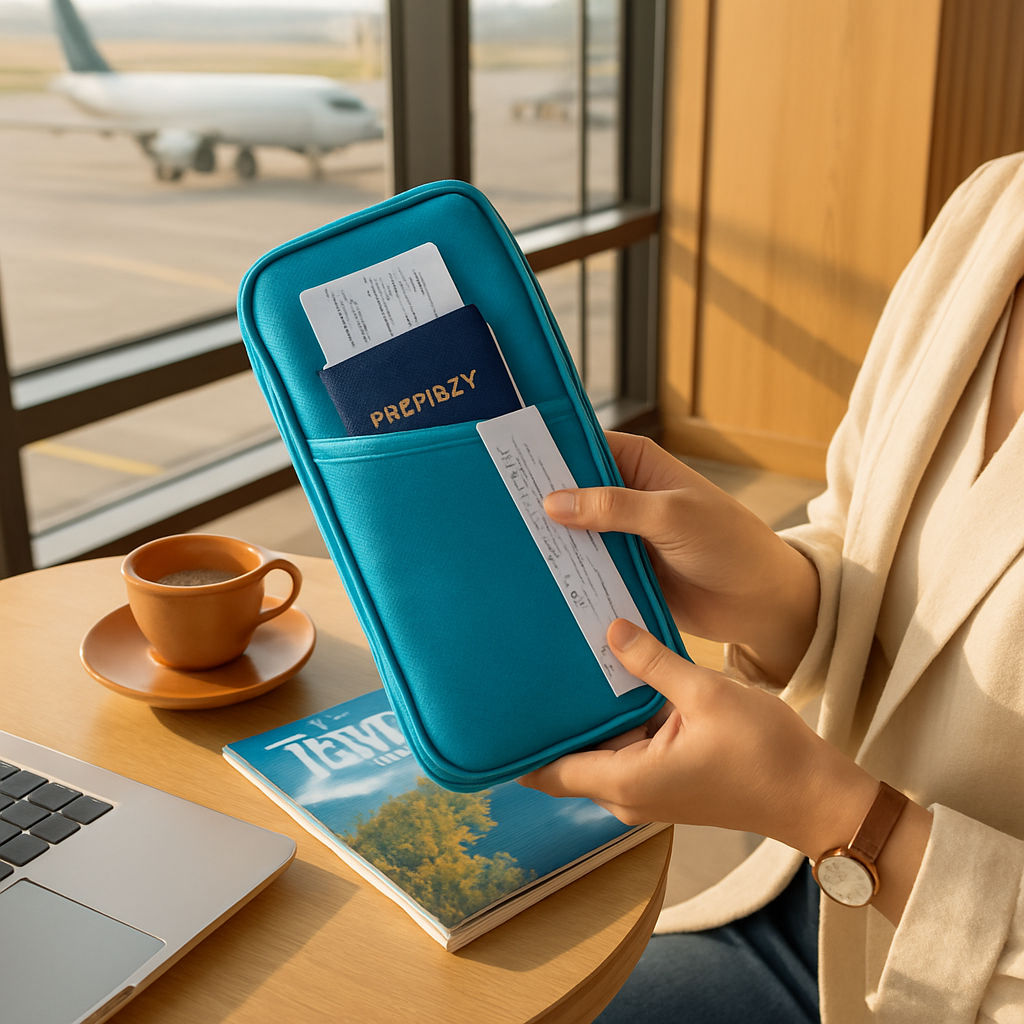 Travel Passport Wallet | 12 Pockets | Phone Slot | Pen Clip | 600D Oxford | iMounTEK | 4 Colors