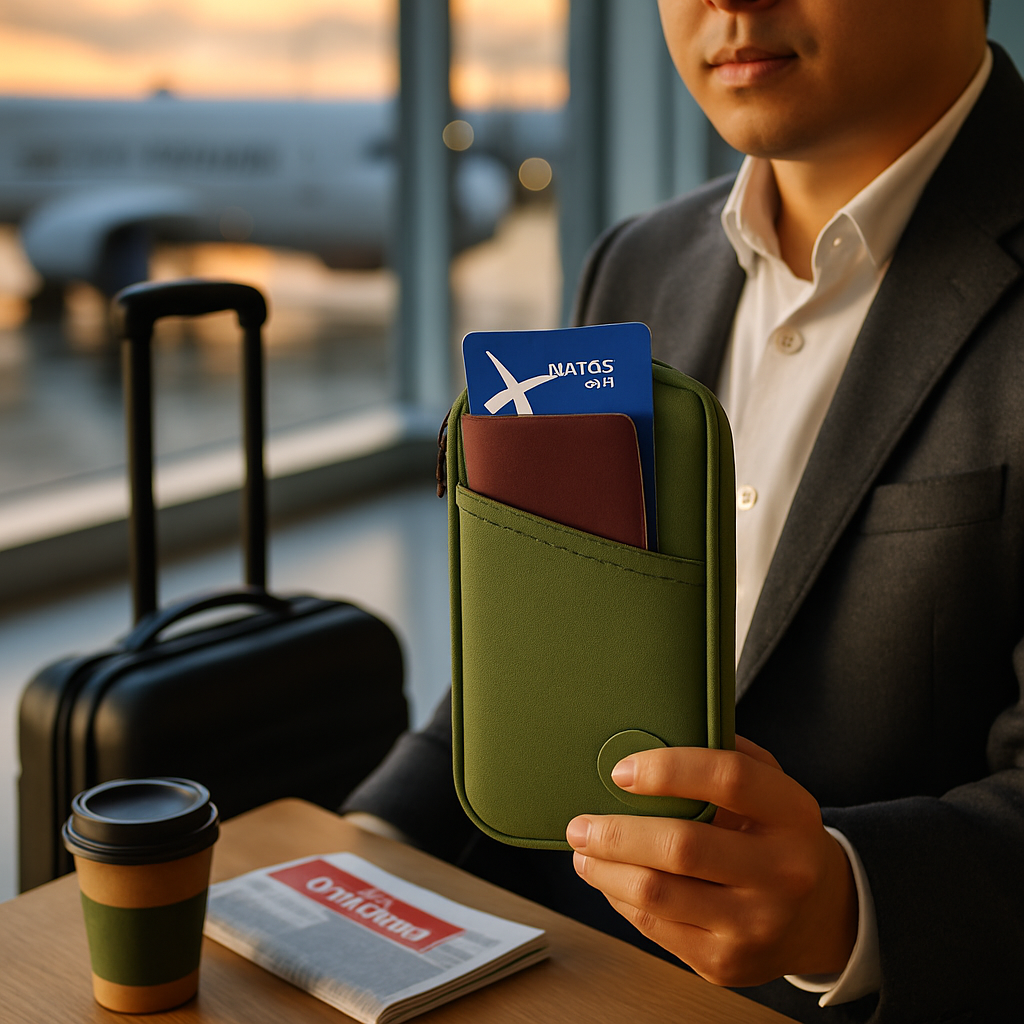 Travel Passport Wallet | 12 Pockets | Phone Slot | Pen Clip | 600D Oxford | iMounTEK | 4 Colors