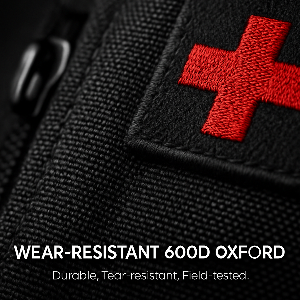 LakeForest 47-Piece Emergency Survival Kit – Camping, Hiking & Disaster Preparedness | Compact Oxford Pouch