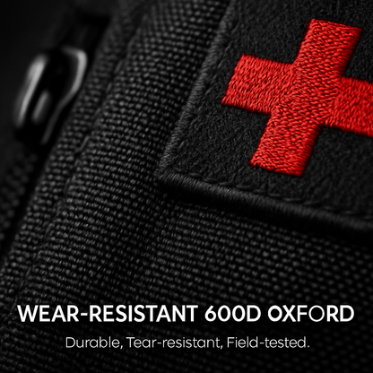 LakeForest 47-Piece Emergency Survival Kit – Camping, Hiking & Disaster Preparedness | Compact Oxford Pouch