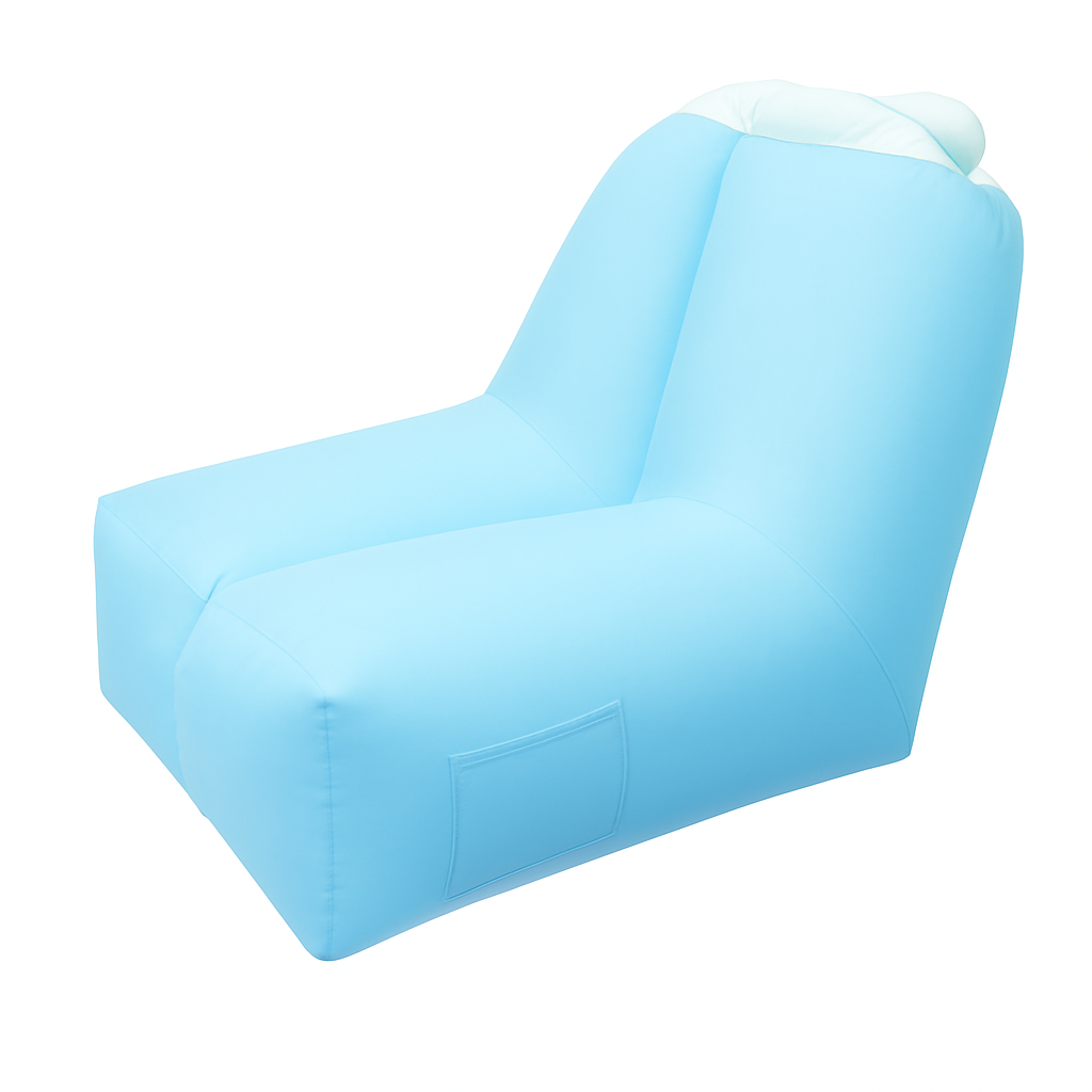 iMounTEK Inflatable Lounger Air Sofa – 440 lb Capacity, Pump-Free Setup