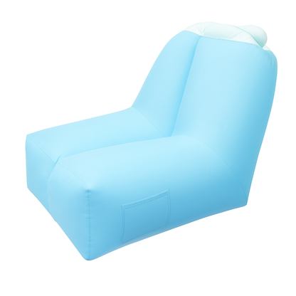iMounTEK Inflatable Lounger Air Sofa – 440 lb Capacity, Pump-Free Setup