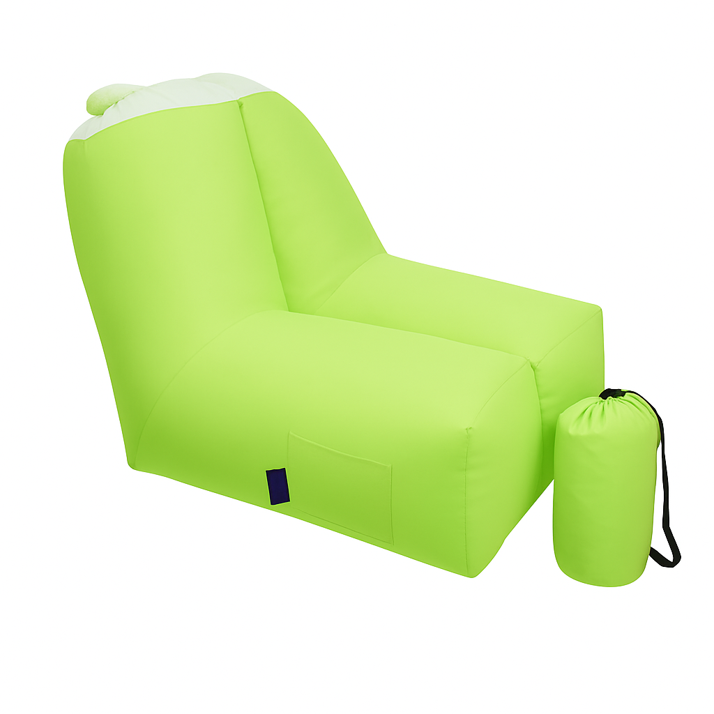 iMounTEK Inflatable Lounger Air Sofa – 440 lb Capacity, Pump-Free Setup