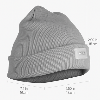 iMounTEK LED Headlamp Beanie – 5-LED, 12-Hour Battery, 7 Colors