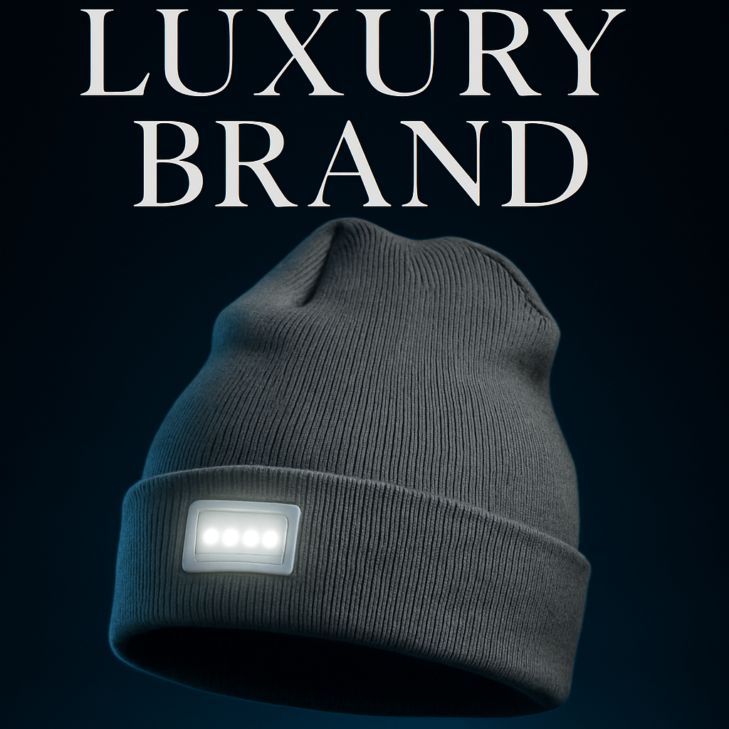 iMounTEK LED Headlamp Beanie – 5-LED, 12-Hour Battery, 7 Colors