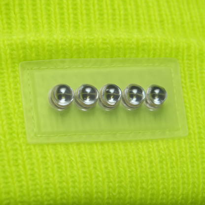 iMounTEK LED Headlamp Beanie – 5-LED, 12-Hour Battery, 7 Colors
