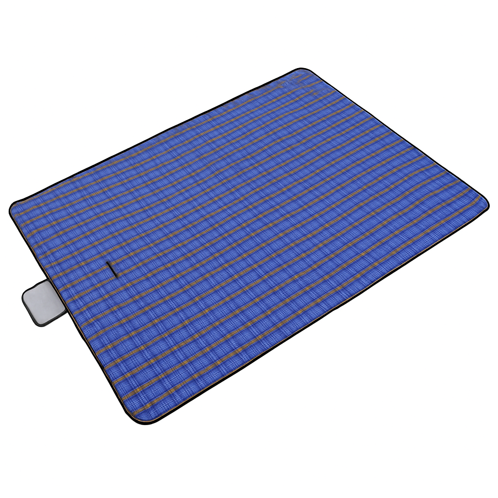 Waterproof Picnic Blanket | 60×78" | 600D Oxford + PEVA | Foldable | Carry Handle | 3 Colors