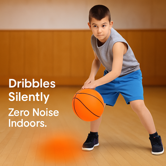 Silent Foam Basketball | PU Foam | Near-Silent Indoor Play | iMounTEK | With or Without Hoop