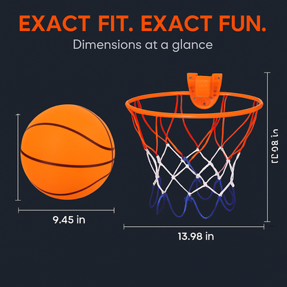 Silent Foam Basketball | PU Foam | Near-Silent Indoor Play | iMounTEK | With or Without Hoop