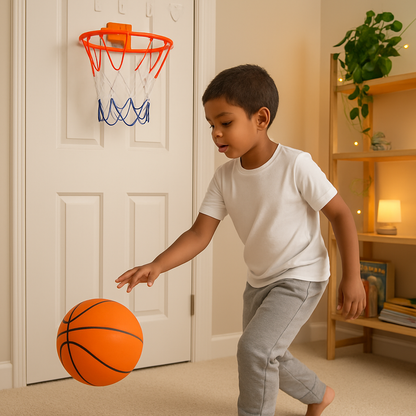 Silent Foam Basketball | PU Foam | Near-Silent Indoor Play | iMounTEK | With or Without Hoop