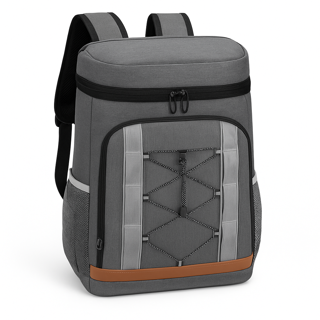LJG 25L Insulated Cooler Backpack – 4-5 Hr Cold, Leak-Proof, 900D Polyester, 1.51 lbs