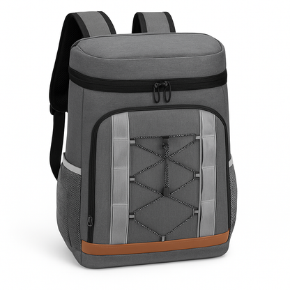 LJG 25L Insulated Cooler Backpack – 4-5 Hr Cold, Leak-Proof, 900D Polyester, 1.51 lbs
